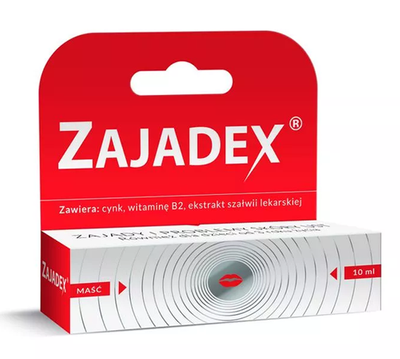 ZAJADEX Maść na zajady i problemy skóry ust 10ml