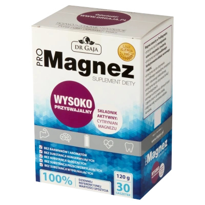 ProMagnez CYTRYNIAN MAGNEZU wysoko przyswajalny 30 saszetek