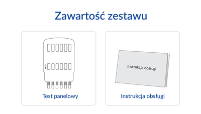 Diather Test NARKO MULTI mocz wykrywa 7 narkotyków 1 opak.