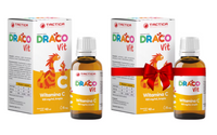 DRACOvit witamina C krople dla dzieci 100 mg/ml 40 ml 1 + 1 GRATIS!