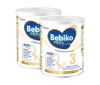 Bebiko Pro+ 3 odżywcza formuła dla dzieci powyżej 1. roku życia ZESTAW 2 x 700 g