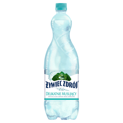 Żywiec Zdrój Delikatnie Musujący Woda źródlana 1,5 l
