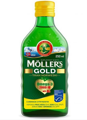 Moller's Gold Tran Norweski 250 ml