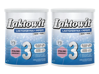 Laktowit 3 LAKTOFERYNA+MFGM powyżej 1. roku ZESTAW 2 x 850 g