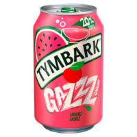 Tymbark Gazzzowany Napój gazowany jabłko arbuz w puszce 330 ml