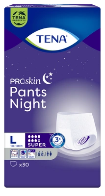 TENA Pants ProSkin Super Night L Majtki chłonne 30szt.