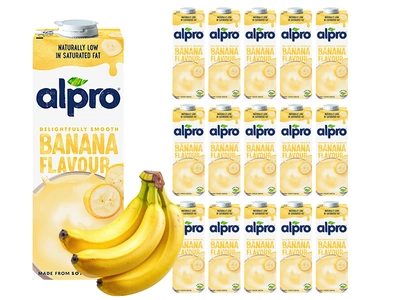 Alpro roślinny napój bananowy ZESTAW 16 x 1 L