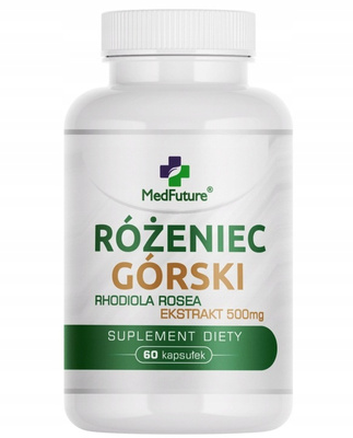 MedFuture Różeniec Górski 500 mg NA STRES 60 kapsułek
