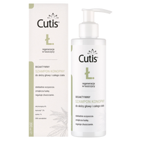 Cutis ŁUSZCZYCA bioaktywny szampon konopny + CBD łojotokowe zapalenie skóry 200 ml
