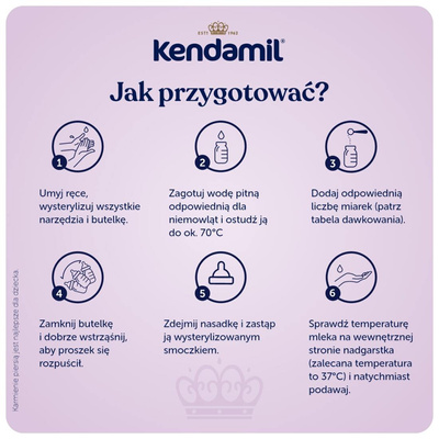 Kendamil Mleko początkowe Premium 1 od urodzenia ZESTAW 2x800 g