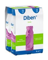 Diben Drink, smak owoce leśne, 8 x 200 ml.  Żywność specjalnego przeznaczenia medycznego. Pacjent z cukrzycą, insulinoodpornością.