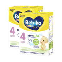 BEBIKO JUNIOR NUTRIflor Expert 4 formuła na bazie mleka, powyżej 2. roku życia ZESTAW 2 x 550 g