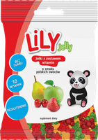 LiLY Jelly żelki z witaminami różne smaki zdrowe przekąski 12 x 8 g