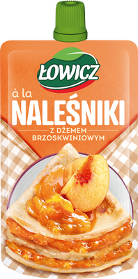 Łowicz Deser a'la naleśniki z dżemem RÓŻNE SMAKI ZESTAW 4 x 170 g