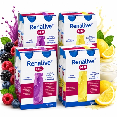 Fresubin RENALIVE HP różne smaki DLA OSÓB DIALIZOWANYCH ZESTAW 16 x 200 ml