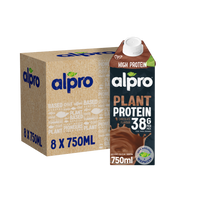 Alpro Napój sojowy o smaku czekoladowym proteinowy wysokobiałkowy ZESTAW 8 x 750 ml