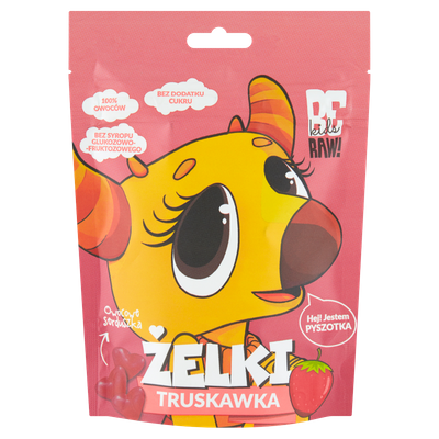 Be Raw! Kids Żelki truskawka 35 g