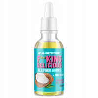 Allnutrition flavour drops kropelki smakowe KOKOSOWE bez cukru 50 ml
