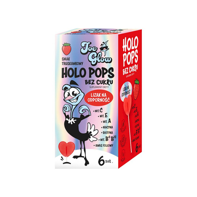 Joe glow lizaki truskawkowe serduszka bez cukru NA ODPORNOŚĆ 6 sztuk