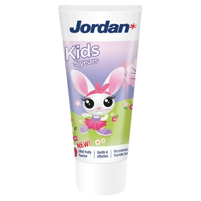 Jordan Junior pasta do zębów dla dzieci z fluorem OWOCOWA 0-5 lat 50 ml