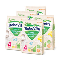 BoboVita Kaszka mleczno-ryżowa wanilia po 4 miesiącu ZESTAW 5 x 230 g