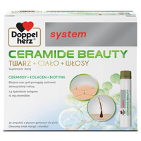 Doppelherz system CERAMIDE BEAUTY twarz, ciało, włosy 30 ampułek