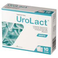 UroLact proszek stan zapalny DROGI MOCZOWE probiotyk 10 saszetek
