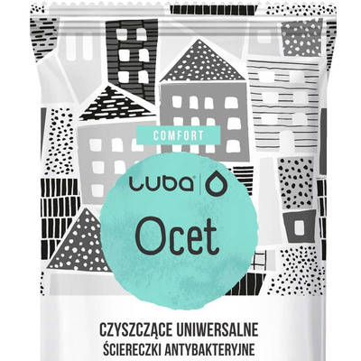 LUBA comfort ocet uniwersalne ściereczki do różnych powierzchni sprzątanie domu 24 szt