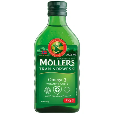Moller's Tran Norweski, powyżej 3 lat aromat naturalny 250 ml