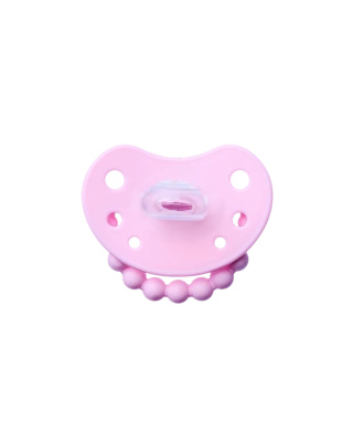 LUU Kids Smoczek pozycjonujący Pink A Boo 3 - 6 miesięcy 1 sztuka