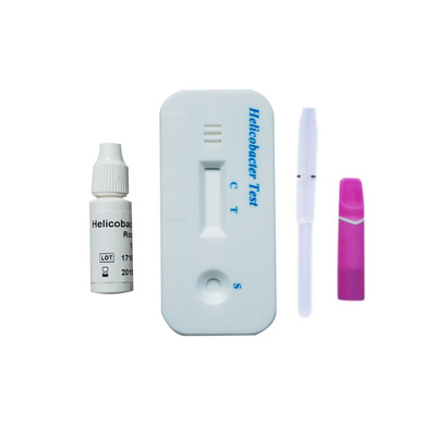 Zestaw Helicobacter Pylori, test z krwi i kału i probiotyk Helicogastrin