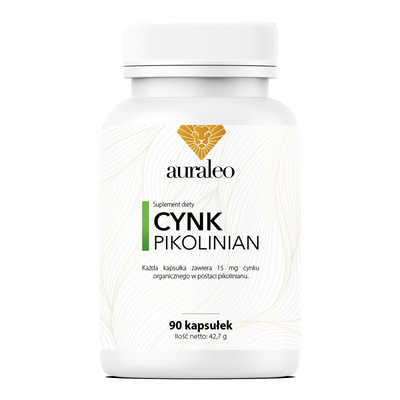  CYNK PIKOLINIAN Organiczny CHELATOWANY 15 mg dobrze przyswajalny ZESTAW 2 x 90 kapsułek