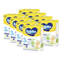 BEBIKO JUNIOR NUTRIflor Expert 3R formuła na bazie mleka z kleikiem ryżowym, powyżej 1. roku życia ZESTAW 8 x 550 g