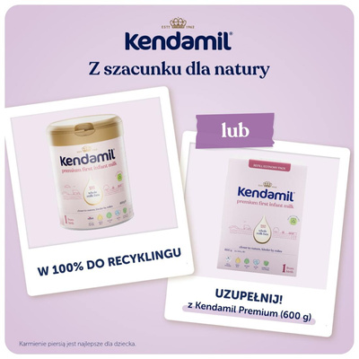 Kendamil Mleko początkowe Premium 1 od urodzenia ZESTAW 2x800 g