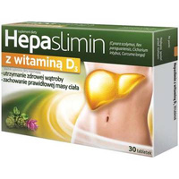 Hepaslimin z witaminą D3 30 tabletek