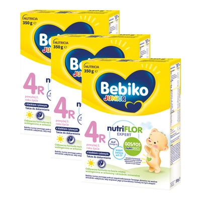 Bebiko Junior 4R Odżywcza formuła na bazie mleka dla dzieci powyżej 2. roku życia ZESTAW 3x600g