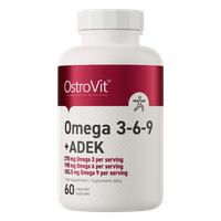 OstroVit Omega 3-6-9 + ADEK kwasy tłuszczowe EPA DHA 60 kapsułek