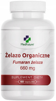 MedFuture żelazo organiczne fumaran żelaza 660 mg 60 kapsułek