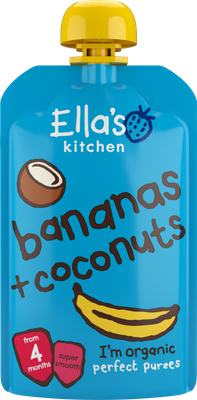 Ella's Kitchen BIO deserek banan i kokos ZESTAW 3 x 120 g