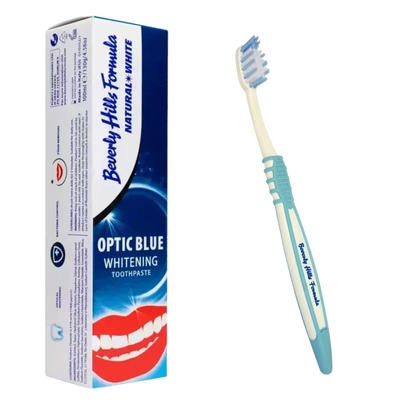 Beverly Hills wybielająca pasta do zębów Natural Optic Blue 100ml + SZCZOTECZKA GRATIS!