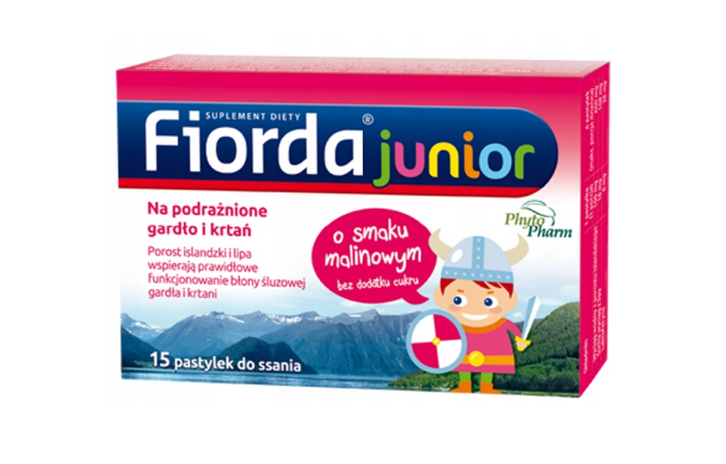 Fiorda Junior 15past Na ból gardła