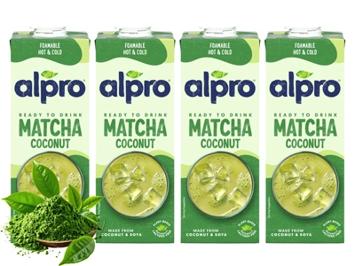 Alpro napój kokosowy MATCHA gotowy do picia ZESTAW 4 x 1 L