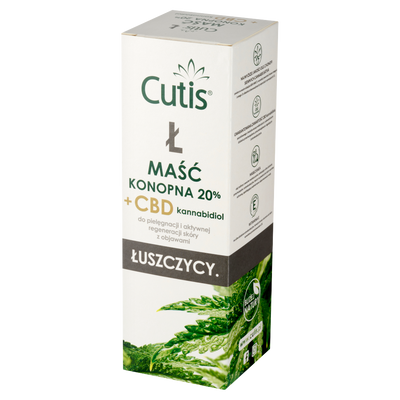 Cutis ŁUSZCZYCA maść konopna 20% + CBD 120 ml