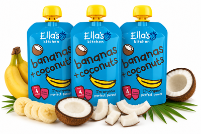 Ella's Kitchen BIO deserek banan i kokos ZESTAW 3 x 120 g