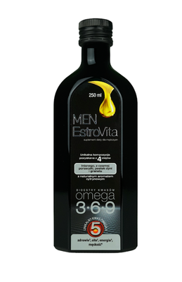 EstroVita MEN Kwasy Omega 3 6 9 Dla Niego 250ml