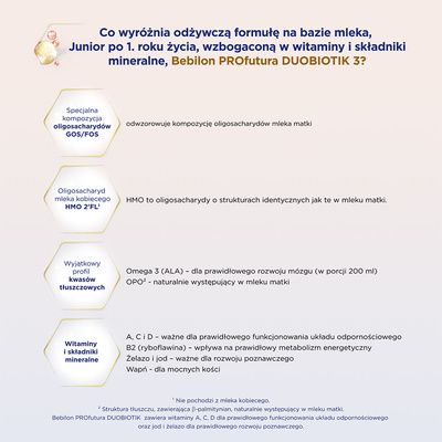 Bebilon PROfutura DUOBIOTIK 3 odżywcza formuła na bazie mleka po 1. roku życia ZESTAW 6 x 800 g