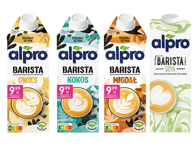 Alpro zestaw degustacyjny napojów BARISTA różne smaki 4 sztuki