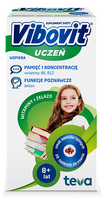 Vibovit Uczeń Witaminy + żelazo po 8 roku życia 30 tabletek do ssania