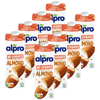 Alpro Napój migdałowy niesłodzony 8x1L