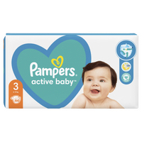 Pieluchy Pampers ACTIVE 3 midi 66szt  6-10 kg